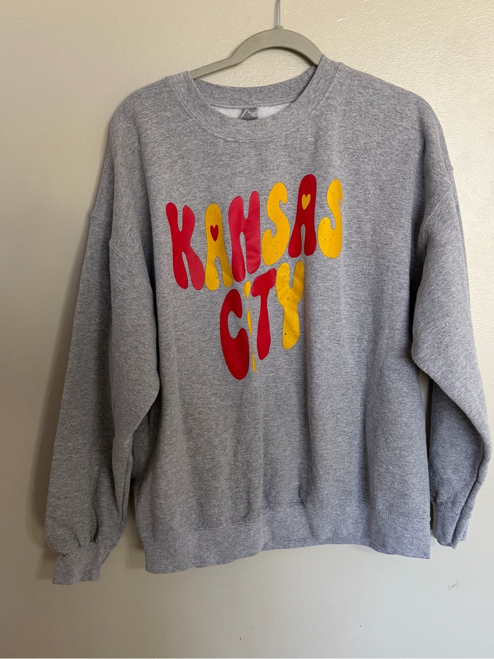 Kansas City Graphic Crewneck Sweatshirt - Gray